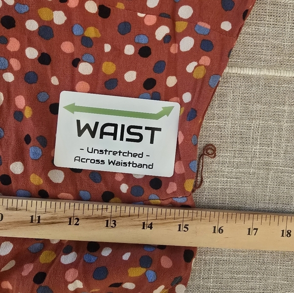 LOFT Size 8 Multicolored Polka Dot Midi Shirt Dress - Picture 9 of 9